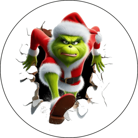OPŁATEK NA TORT URODZINY GRINCH ŚWIĄT NIE BĘDZIE POSTAĆ