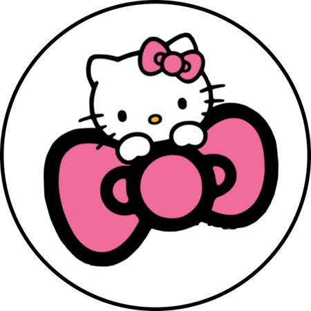 OPŁATEK NA TORT URODZINY KOT KOTEK KICUŚ HELLO KITTY DZIEWCZYNKA 