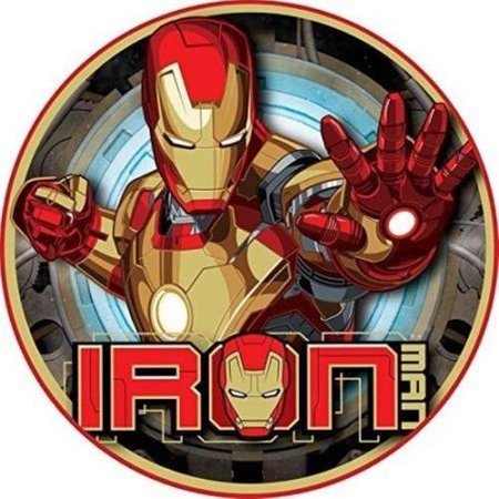 OPŁATEK NA TORT URODZINY IRON MAN POSTAĆ 