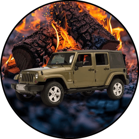 OPŁATEK NA TORT URODZINY 18 30 40 50 JEEP WRANGLER AUTO TERENÓWKA