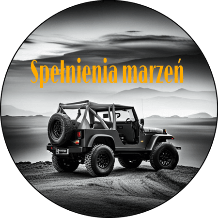 OPŁATEK NA TORT URODZINY 18 30 40 50 JEEP TERENÓWKA SAMOCHÓD AUTO