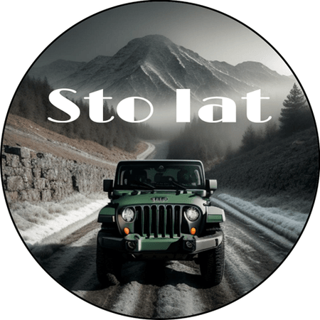 OPŁATEK NA TORT URODZINY 18 30 40 50 WRANGLER CHEROKEE JEEP TERENÓWKA