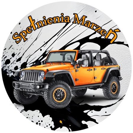 OPŁATEK NA TORT URODZINY 18 30 40 50 JEEP AUTO 