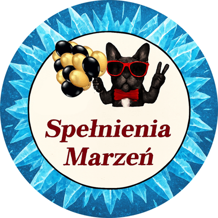 OPŁATEK NA TORT URODZINY 18 30 40 50 PIES PIESEK WHISKY DRINK BALON