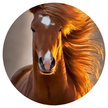 OPŁATEK NA TORT URODZINY KOŃ KONIE MUSTANG