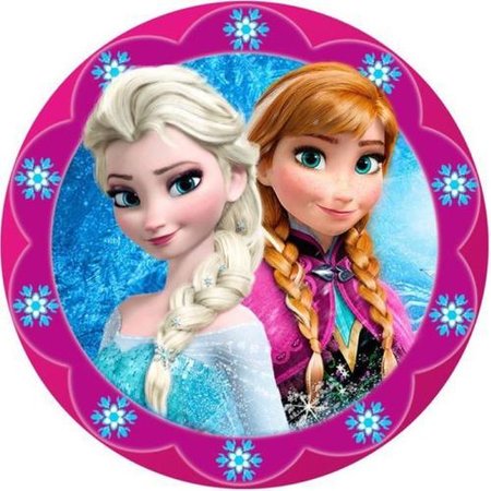 OPŁATEK NA TORT URODZINY FROZEN ELASA ANNA