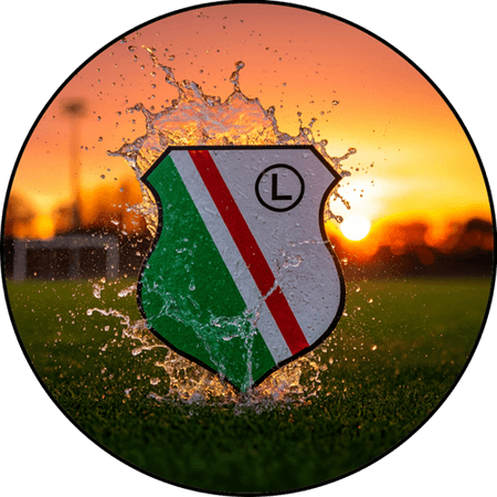 OPŁATEK NA TORT URODZINY LEGIA WARSZAWA PIŁKA NOŻNA BRAMKA GOL LOGO