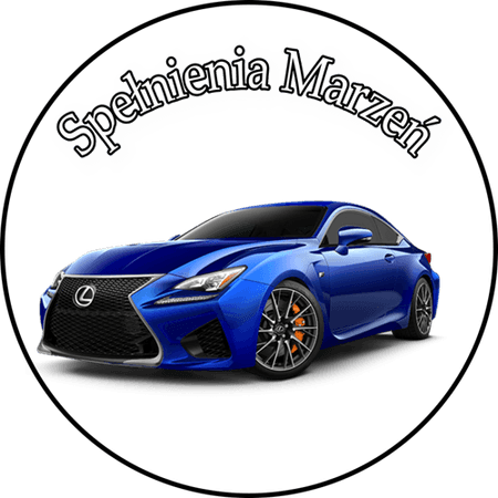 OPŁATEK NA TORT URODZINY 18 30 40 50 LEXUS AUTO