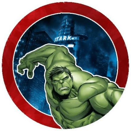 OPŁATEK NA TORT URODZINY LIGA SPRAWIEDLIWYCH HULK