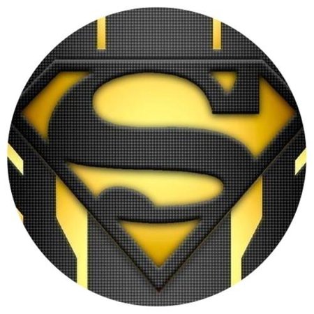 OPŁATEK NA TORT URODZINY SUPERMAN LOGO ZNAK 