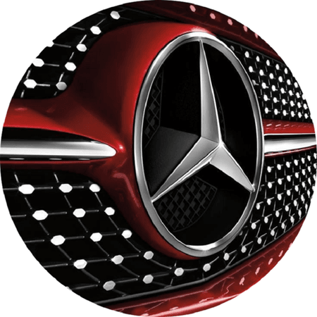 OPŁATEK NA TORT URODZINY 18 30 40 50 MERCEDES AUTO LOGO AMG