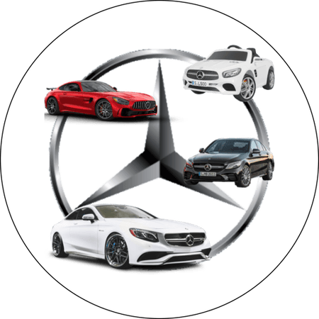 OPŁATEK NA TORT URODZINY 18 30 40 50 MERCEDES MERCEDESY AUTO FURA