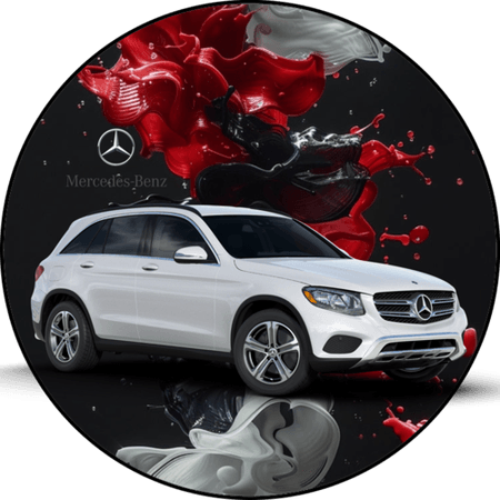OPŁATEK NA TORT URODZINY 18 30 40 50 MERCEDES GLC AUTO FURA
