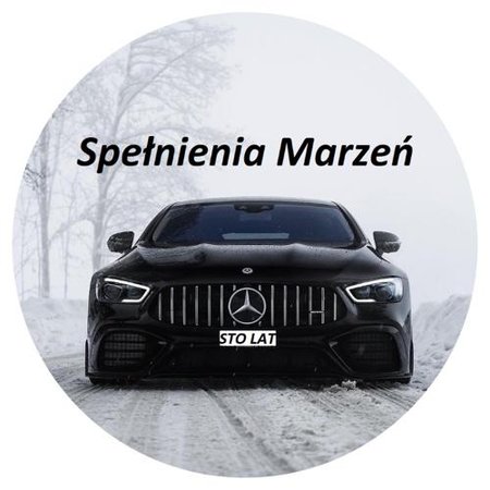 OPŁATEK NA TORT URODZINY 18 30 40 50 MERCEDES S-KLASA