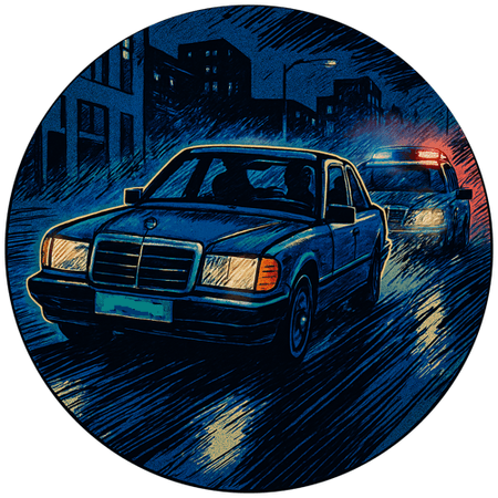 OPŁATEK NA TORT URODZINY 18 30 40 50 MERCEDES W124 AUTO