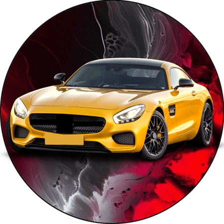 OPŁATEK NA TORT URODZINY 18 30 40 50 MERCEDES AUTO GT COUPE 