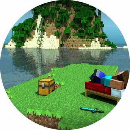 OPŁATEK NA TORT URODZINY MINECRAFT GRA