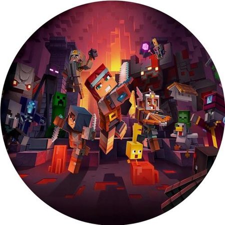 OPŁATEK NA TORT URODZINY MINECRAFT PIXEL POSTĆ GRA