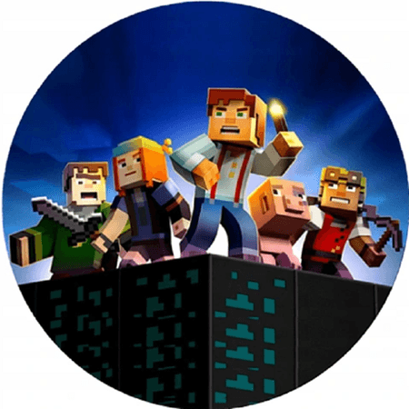 OPŁATEK NA TORT URODZINY MINECRAFT POSTAĆ