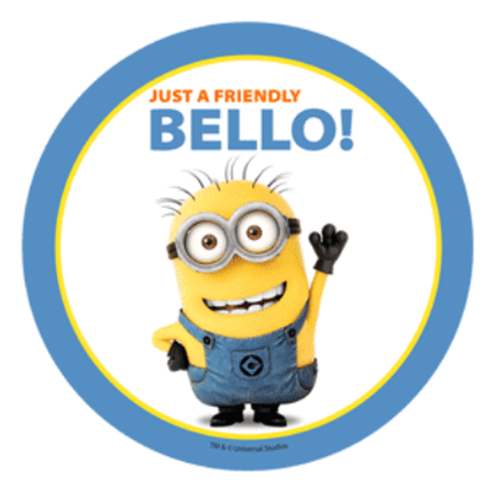 OPŁATEK NA TORT MINIONKI BELLO