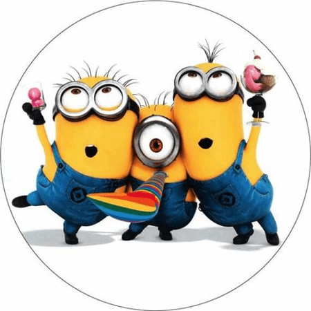 OPŁATEK NA TORT URODZINY MINIONKI POSTACIE