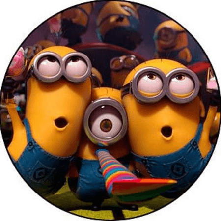OPŁATEK NA TORT URODZINY MINIONKI POSTACIE 