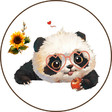 OPŁATEK NA TORT URODZINY ROCZEK  MIŚ PLUSZAK PANDA