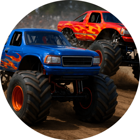 OPŁATEK NA TORT URODZINY MONSTER TRUCK SAMOCHÓD AUTO