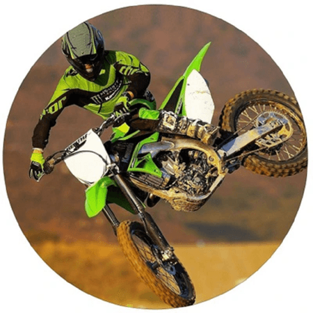 OPŁATEK NA TORT URODZINY MOTOR CROSS YAMAHA 