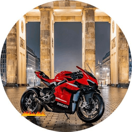 OPŁATEK NA TORT MOTOR HARLEY DAVIDSON YAMAHA DUCATI