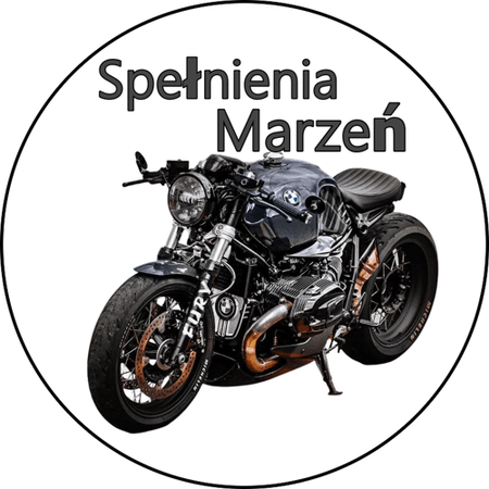 OPŁATEK NA TORT URODZINY 18 30 40 50 MOTOR YUNAK WSK JAWA
