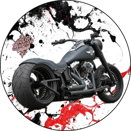OPŁATEK NA TORT MOTOR HARLEY DAVIDSON 