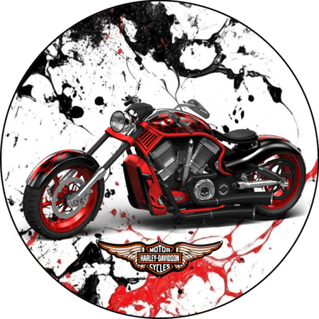 OPŁATEK NA TORT MOTOR HARLEY DAVIDSON CHOPPER 