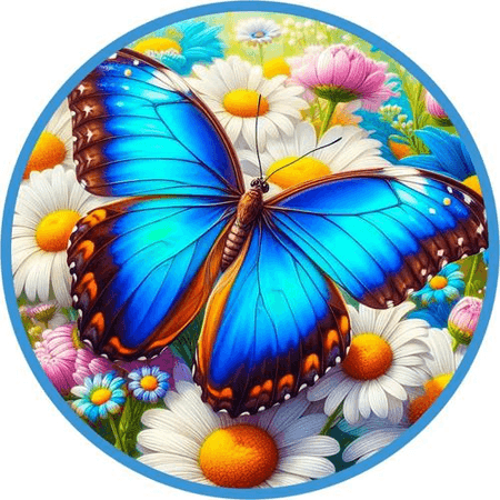 OPŁATEK NA TORT MOTYL MOTYLE
